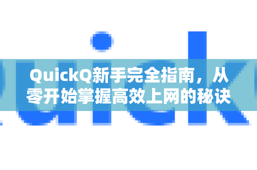 QuickQ新手完全指南，从零开始掌握高效上网的秘诀