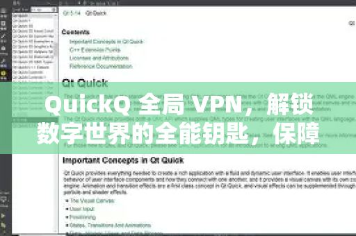 QuickQ 全局 VPN，解锁数字世界的全能钥匙，保障您的无缝网络体验