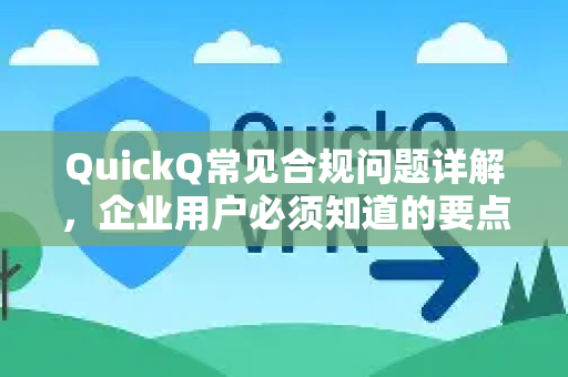 QuickQ常见合规问题详解，企业用户必须知道的要点-第1张图片-QuickQ官方客户端下载-多设备同时在线